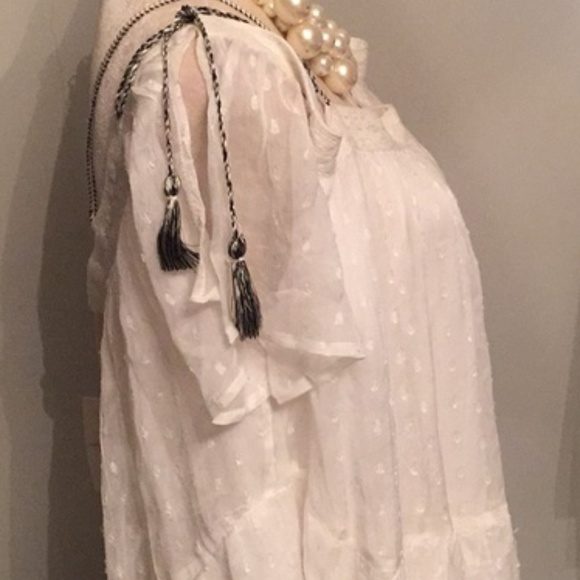 LUCKY BRAND CLIP DOT COLD SHOULDER NWT - Picture 3 of 4